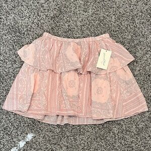 NWT Universal Thread Pink Bandana Pattern Western Cowgirl Skirt XS